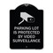 Signmission Designer Series-Parking Lot Is Protected By Video Surveillance With Graphic, 24" H, BS-1824-9799 A-DES-BS-1824-9799 - alternate 1